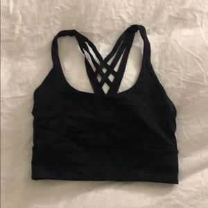 Lululemon black sports bra